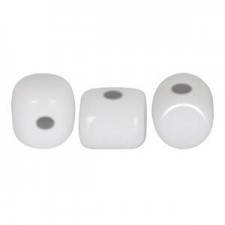 Les perles par Puca® Minos beads Opaque white 03000